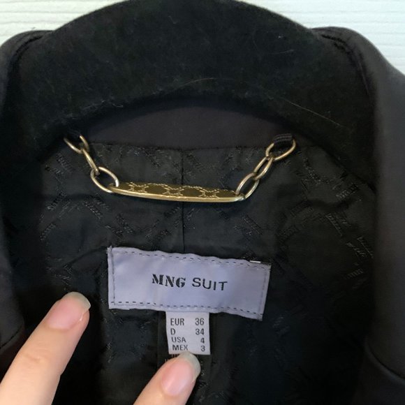 MANGO SUIT BLACK JACKET - Picture 2 of 4